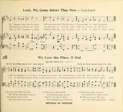 The Hymnal for Schools page 29