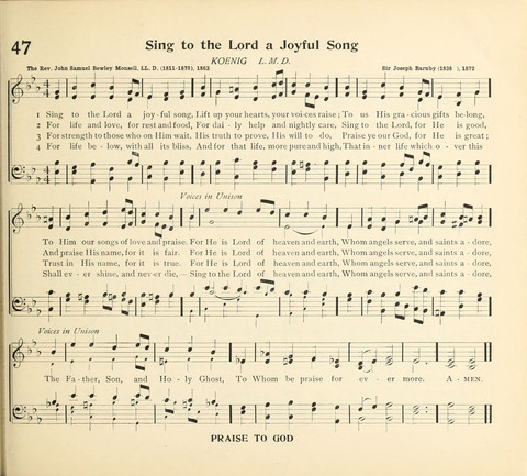 The Hymnal for Schools page 55