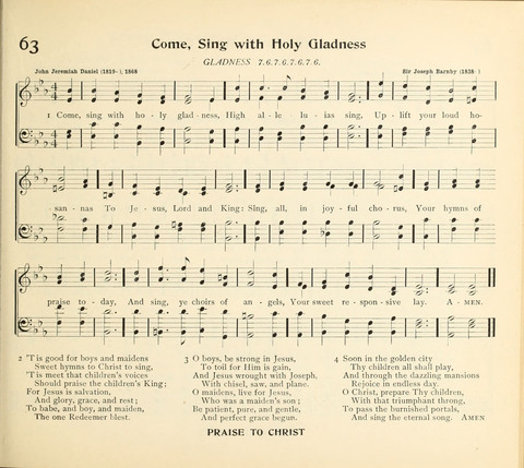The Hymnal for Schools page 73