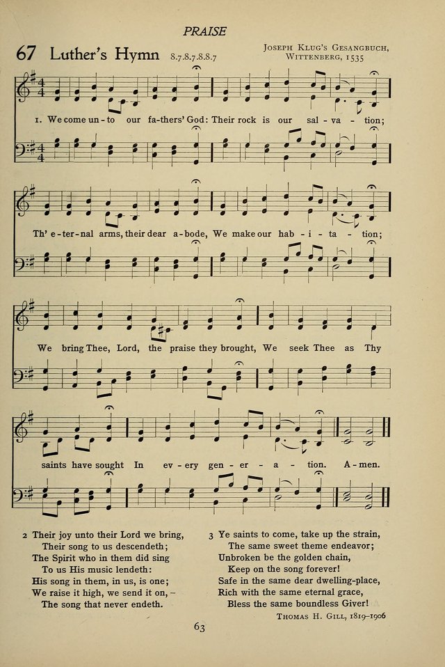 Hymns for Schools and Colleges page 63