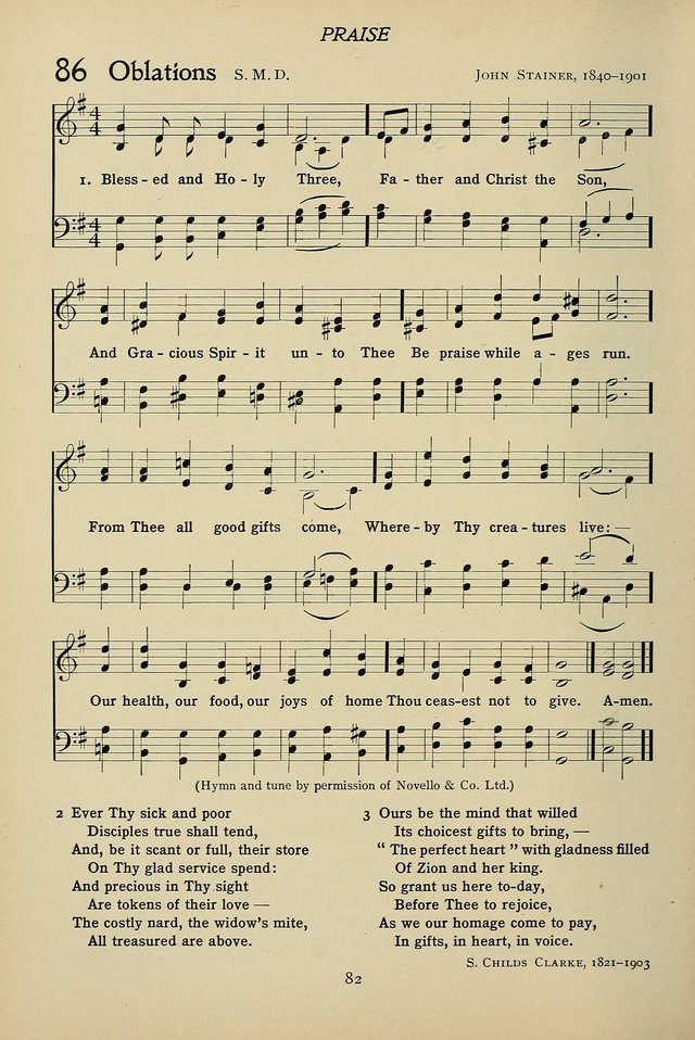 Hymns for Schools and Colleges page 82