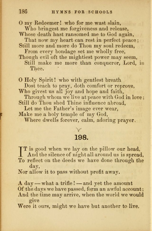 Hymns for Schools and Families page 186