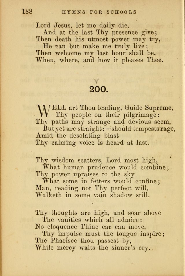 Hymns for Schools and Families page 188