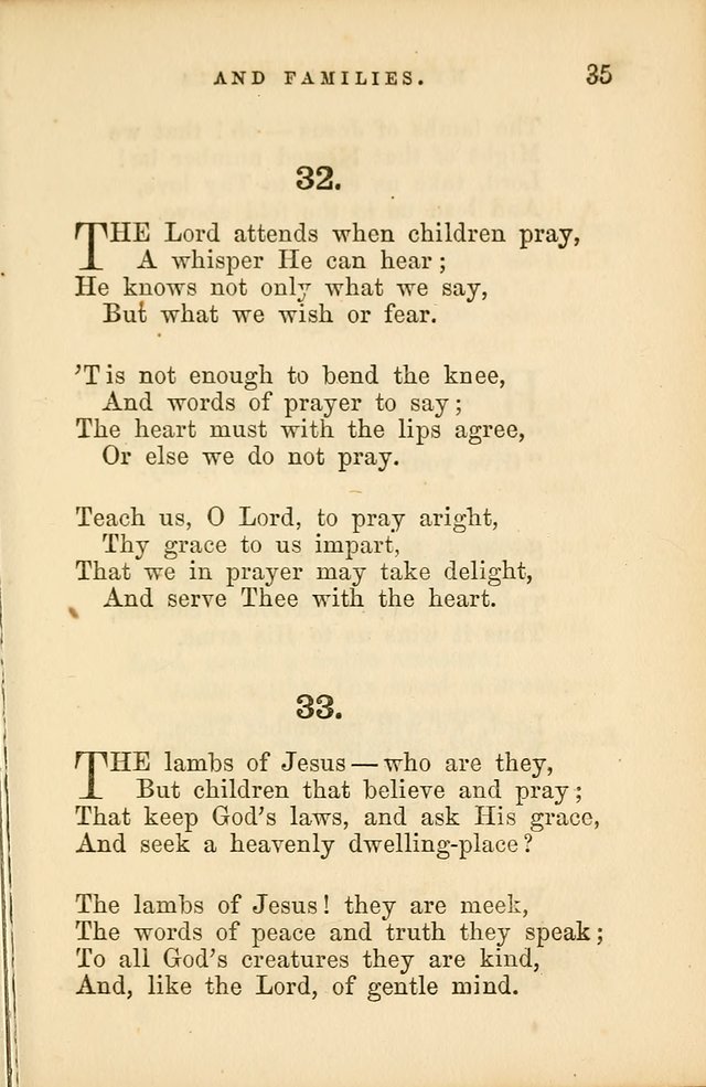 Hymns for Schools and Families page 35
