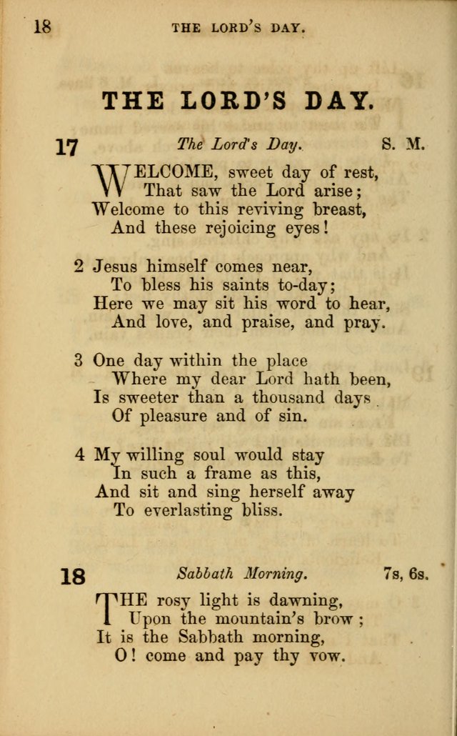 Hymns for Sunday Schools page 18