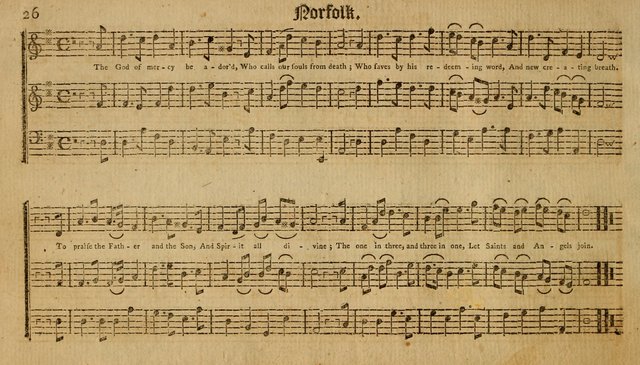 Harmonia Americana: containing a concise introduction to the grounds of music; with a variety of airs, suitable fore divine worship and the use of musical societies; consisting of three and four parts page 31
