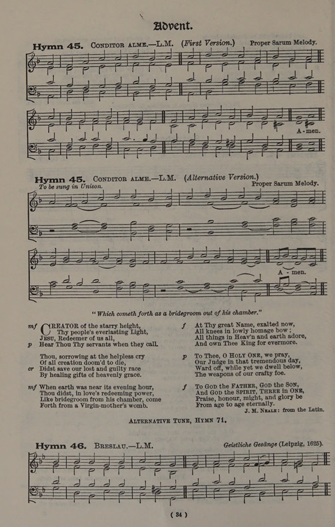 Hymns Ancient and Modern (Standard ed.) page 34
