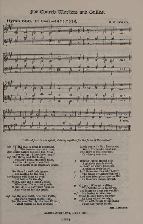 Hymns Ancient and Modern (Standard ed.) page 503