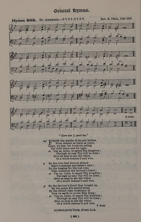 Hymns Ancient and Modern (Standard ed.) page 602