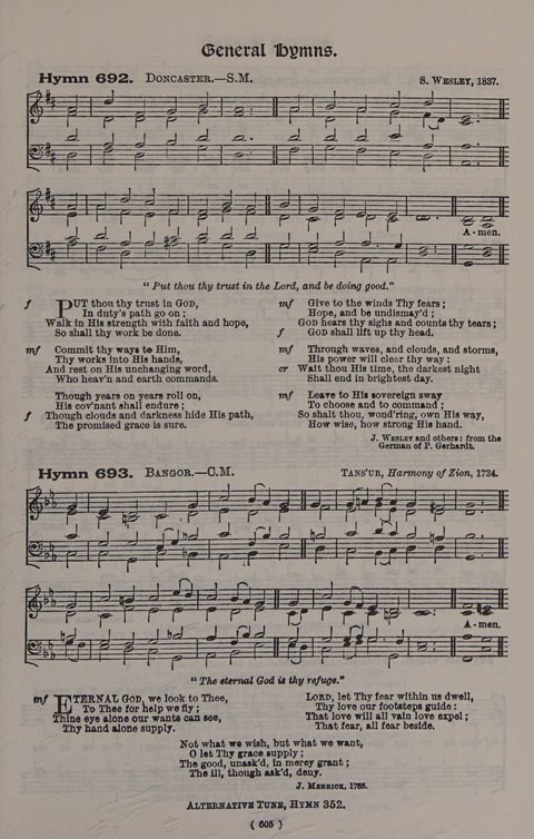 Hymns Ancient and Modern (Standard ed.) page 605