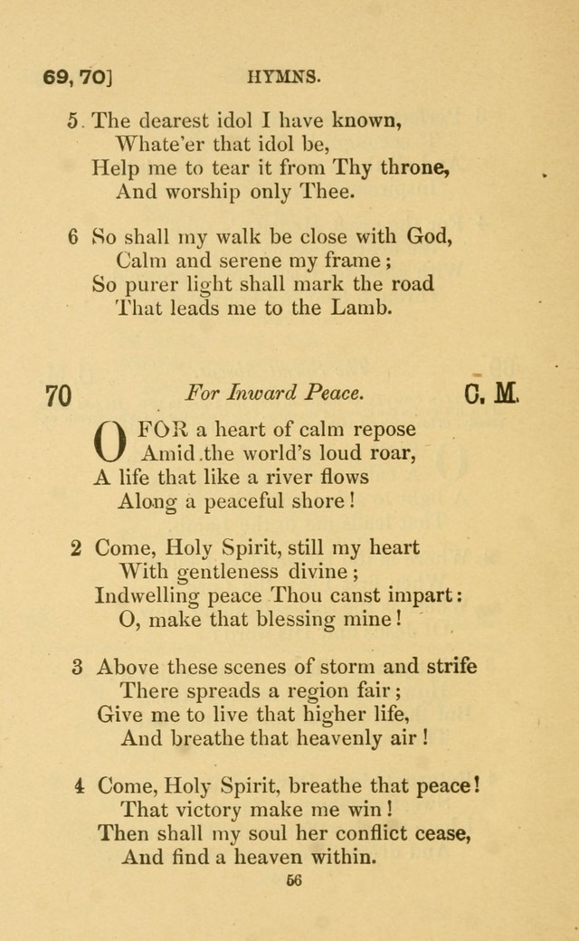 Hymns for all Christians page 71