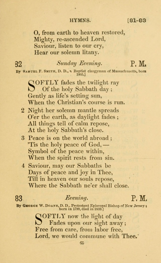 Hymns for all Christians page 80