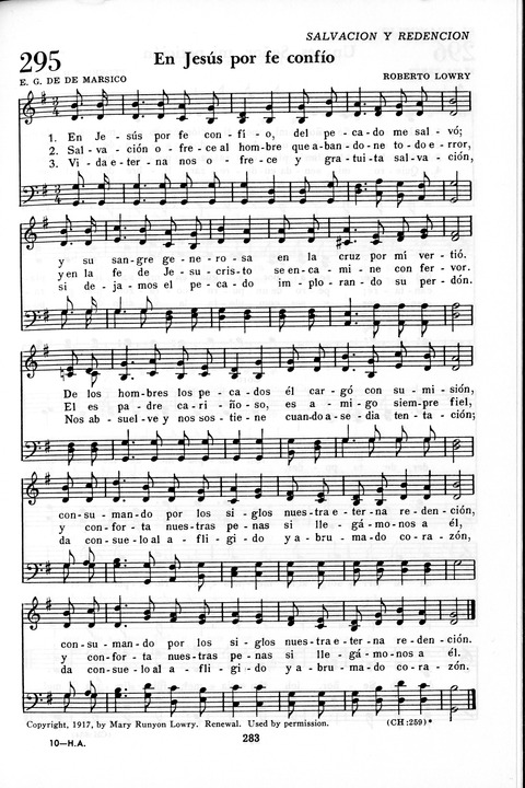 Himnario Adventista: para uso en el culto divino page 283