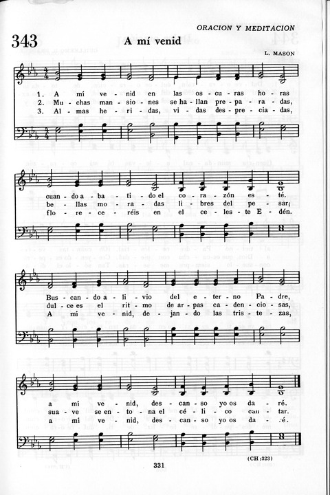 Himnario Adventista: para uso en el culto divino page 332