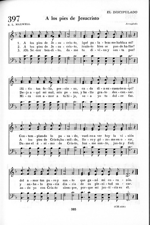 Himnario Adventista: para uso en el culto divino page 386