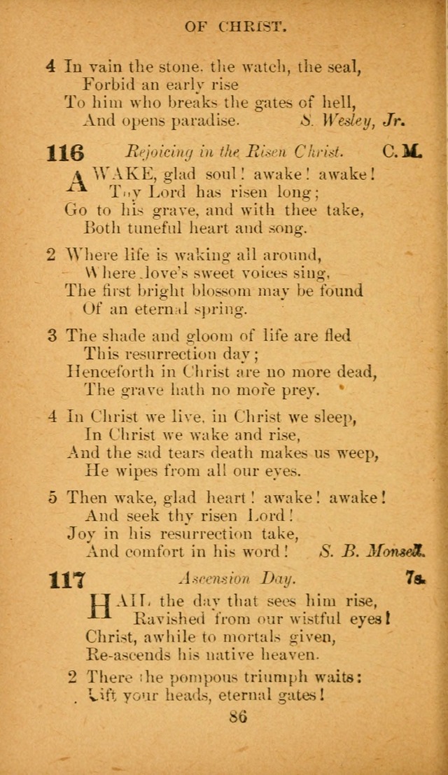 Hymnal: adapted to the doctrines and usages of the African Methodist Episcopal Church. Revised Edition page 90