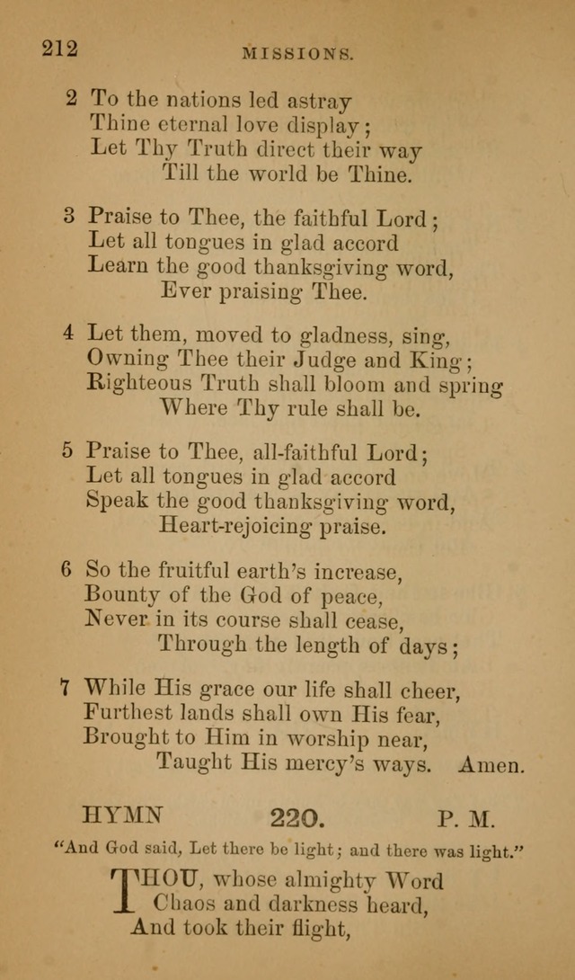 Hymns ancient and modern: for use in the services of the church, with accompanying unes page 215