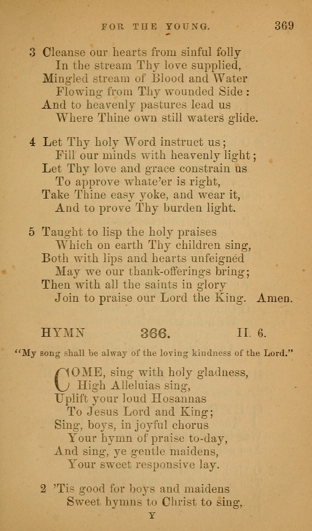 Hymns ancient and modern: for use in the services of the church, with accompanying unes page 372
