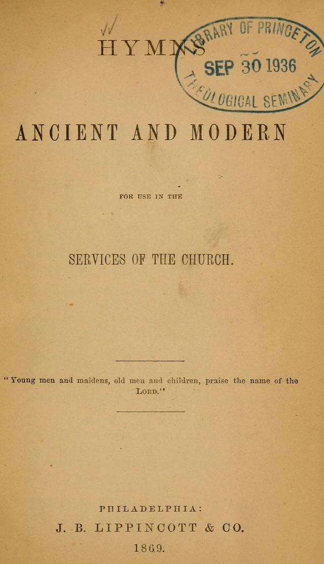 Hymns ancient and modern: for use in the services of the church, with accompanying unes page 6