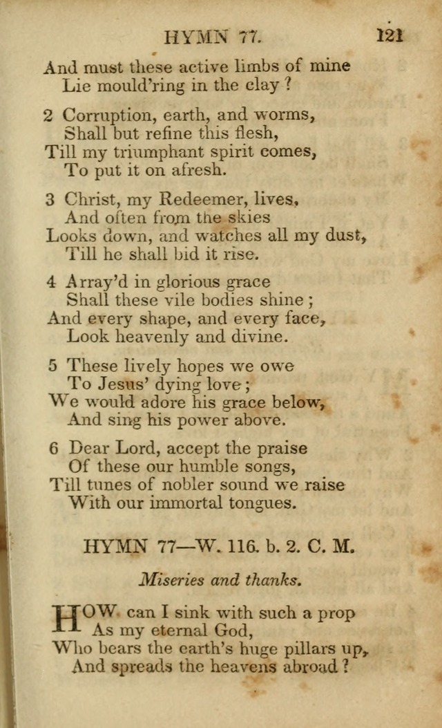 Hymns and Spiritual Songs, Original and Selected, for the Use of Christians. (5th ed.) page 131