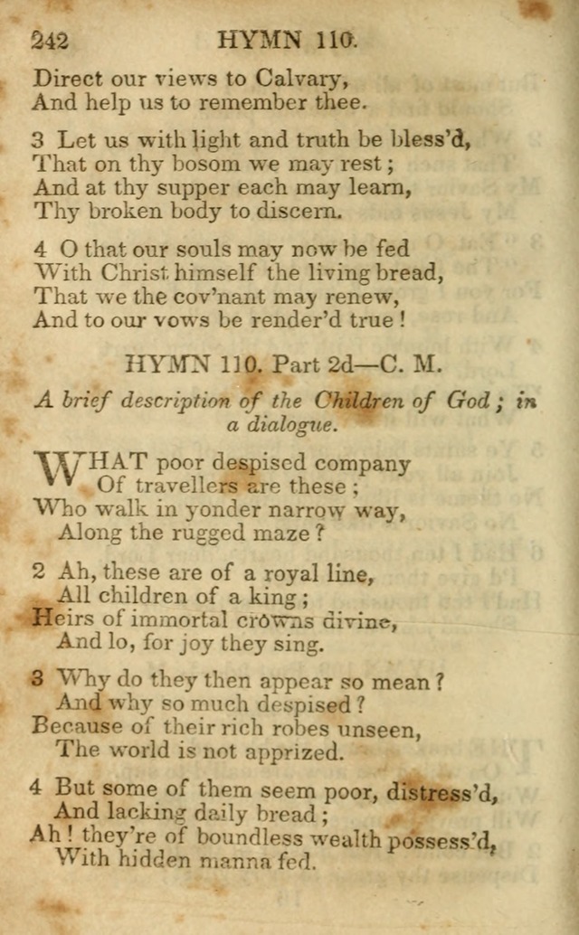 Hymns and Spiritual Songs, Original and Selected, for the Use of Christians. (5th ed.) page 252