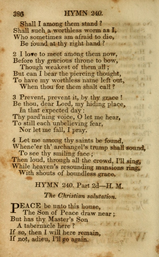 Hymns and Spiritual Songs, Original and Selected, for the Use of Christians. (5th ed.) page 396