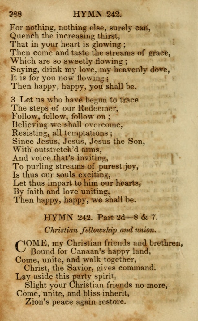 Hymns and Spiritual Songs, Original and Selected, for the Use of Christians. (5th ed.) page 398