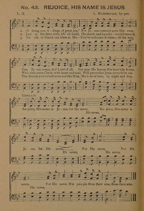 Harvest Bells Nos. 1, 2 and 3: Is filled with new and beautiful songs, suitable for churches, Sunday-schools, revivals and all religious meetings page 390