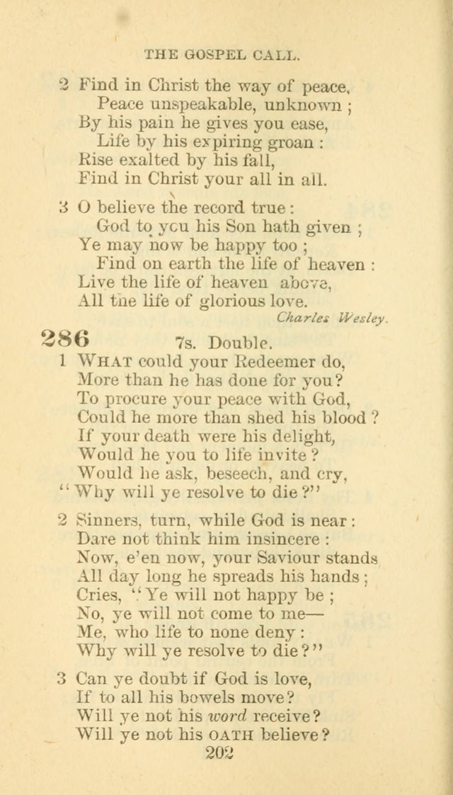 Hymn Book of the Methodist Episcopal Church, South page 209
