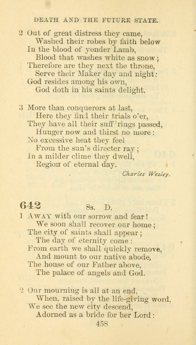 Hymn Book of the Methodist Episcopal Church, South page 465