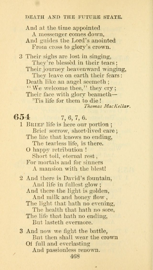 Hymn Book of the Methodist Episcopal Church, South page 475