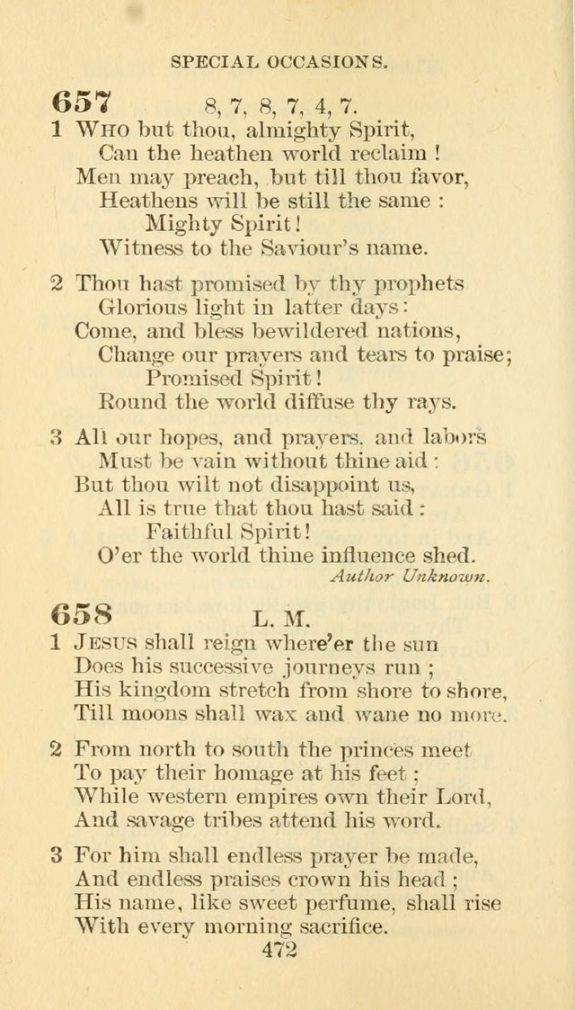Hymn Book of the Methodist Episcopal Church, South page 479