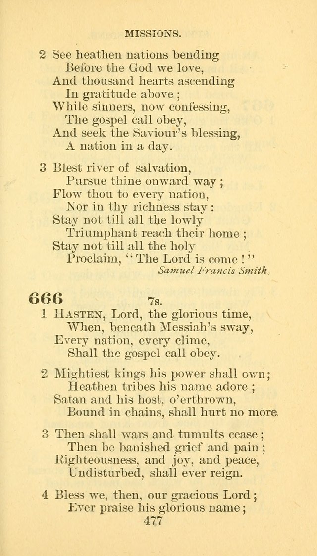 Hymn Book of the Methodist Episcopal Church, South page 484