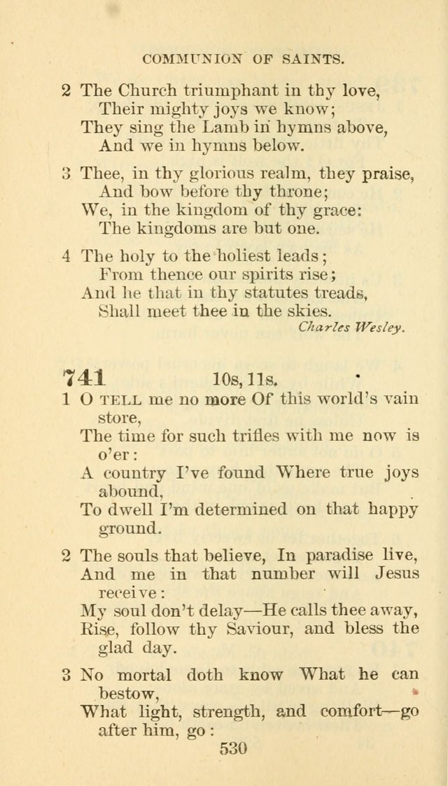 Hymn Book of the Methodist Episcopal Church, South page 537
