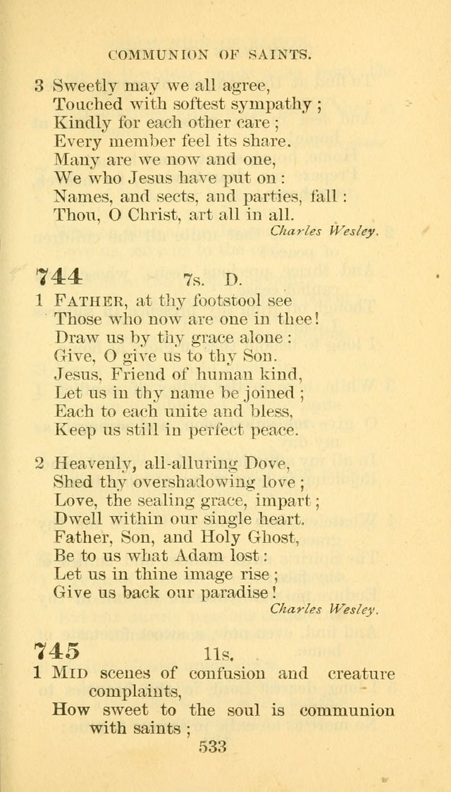 Hymn Book of the Methodist Episcopal Church, South page 540