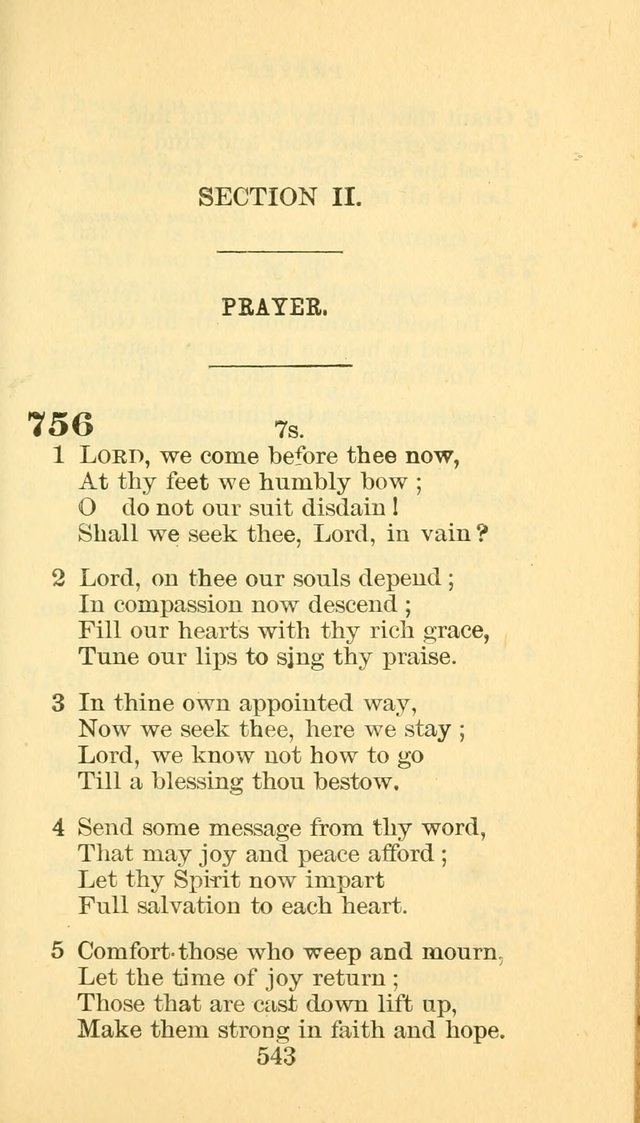 Hymn Book of the Methodist Episcopal Church, South page 550