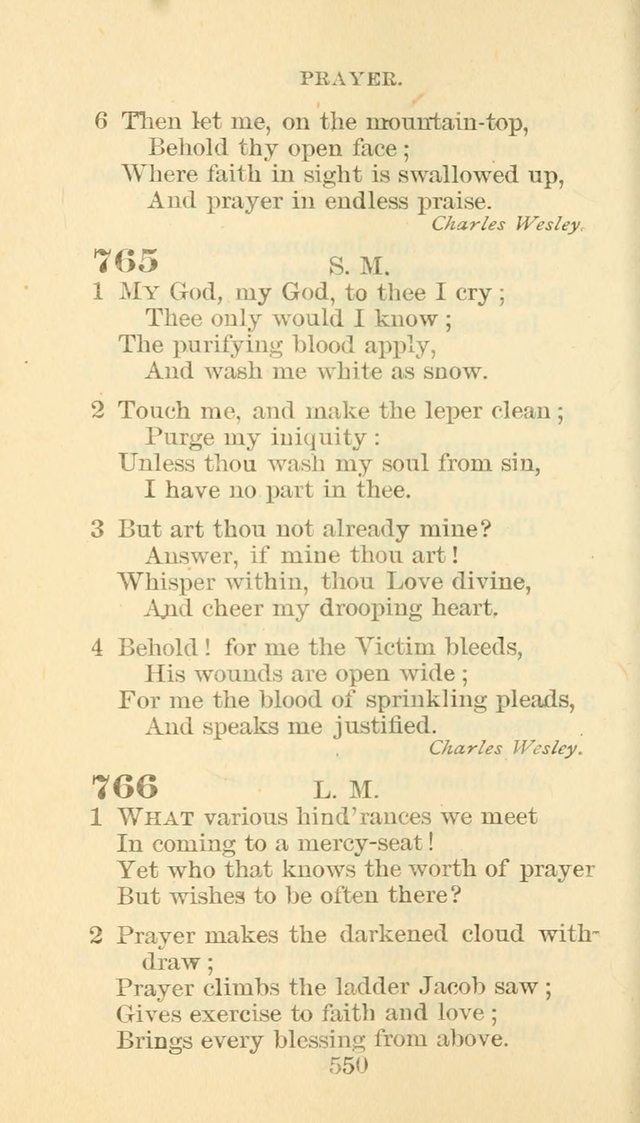 Hymn Book of the Methodist Episcopal Church, South page 557