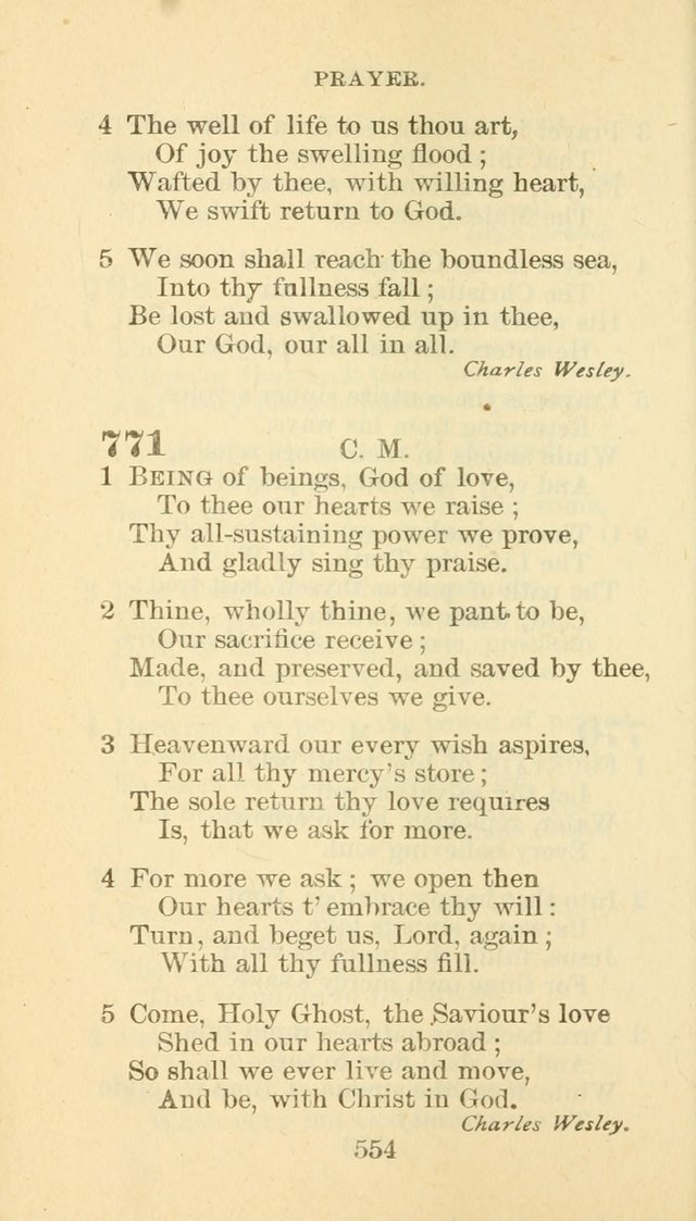 Hymn Book of the Methodist Episcopal Church, South page 561