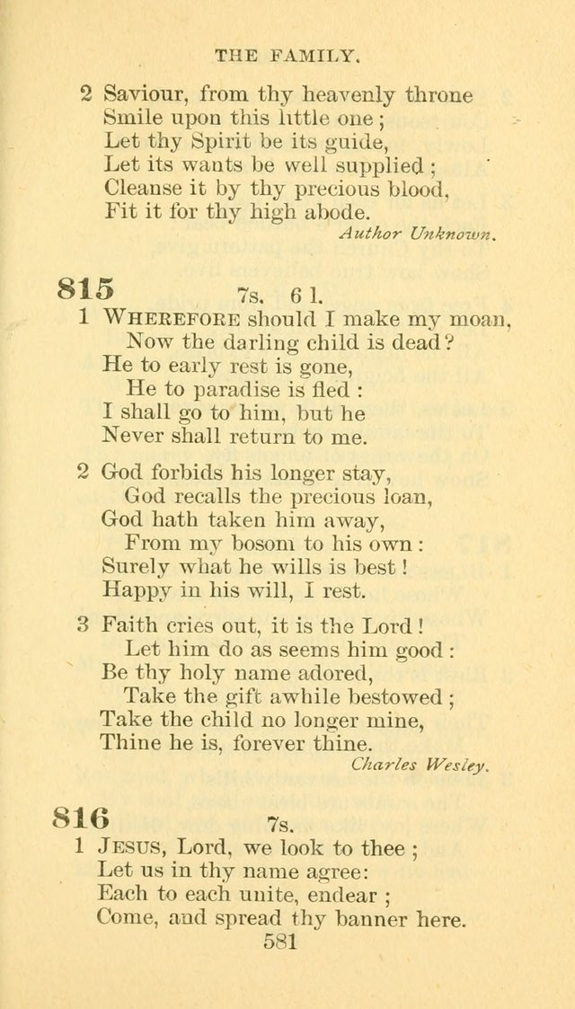 Hymn Book of the Methodist Episcopal Church, South page 588