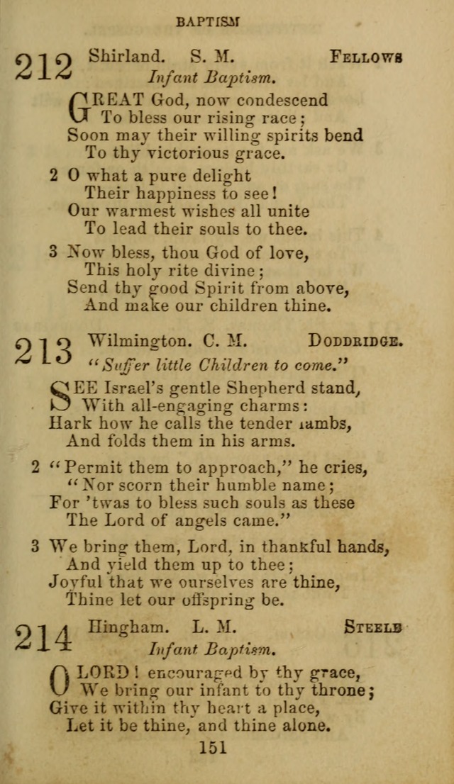 Hymn Book of the Methodist Protestant Church. (11th ed.) page 153