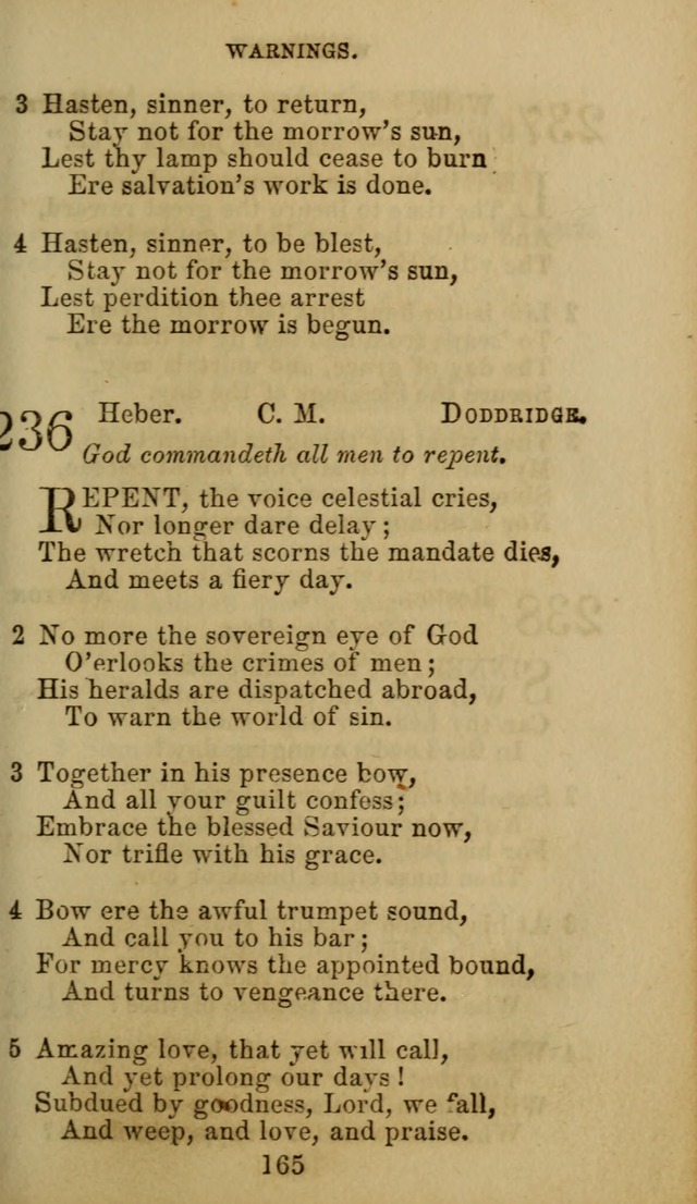 Hymn Book of the Methodist Protestant Church. (11th ed.) page 167