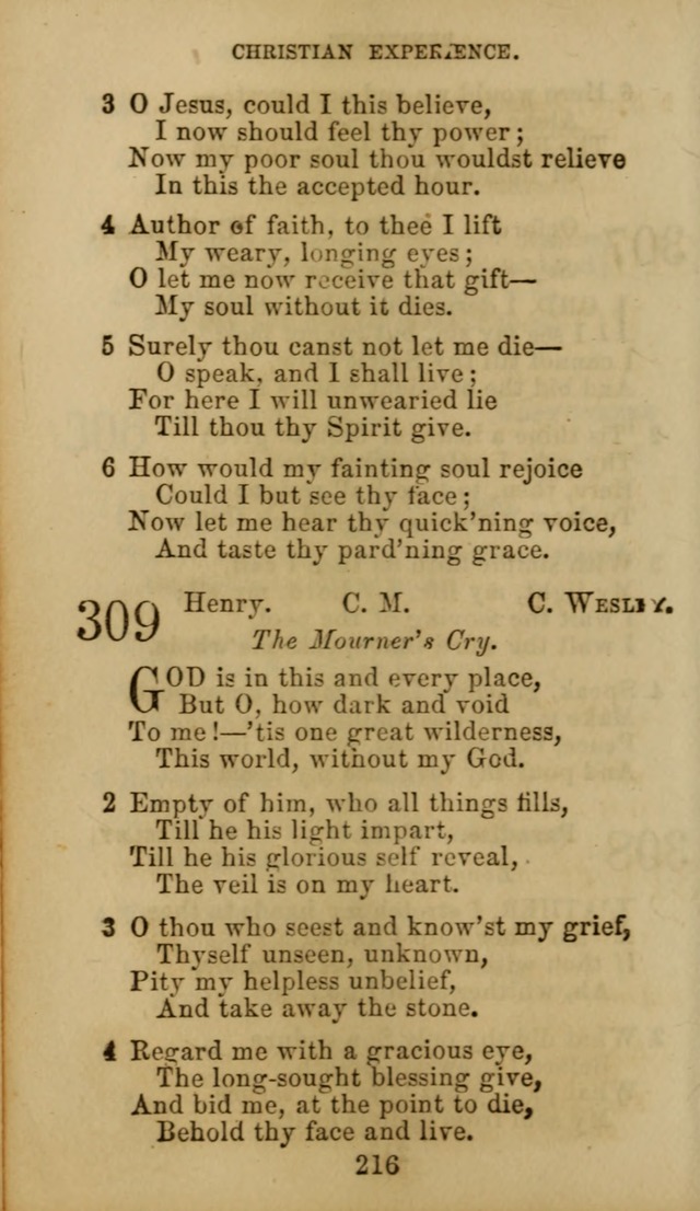 Hymn Book of the Methodist Protestant Church. (11th ed.) page 218