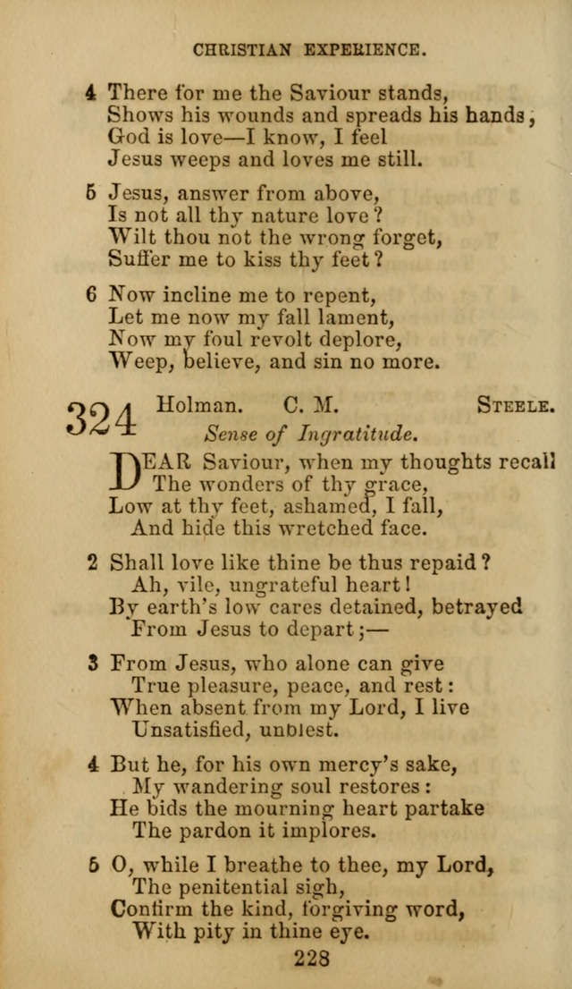 Hymn Book of the Methodist Protestant Church. (11th ed.) page 230