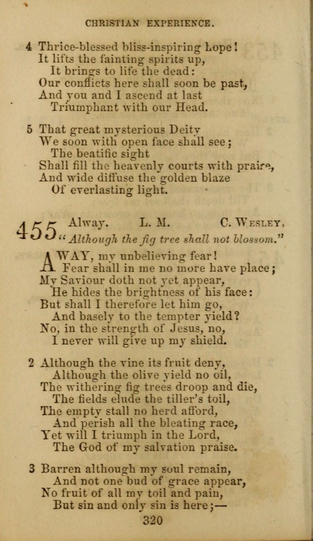 Hymn Book of the Methodist Protestant Church. (11th ed.) page 322