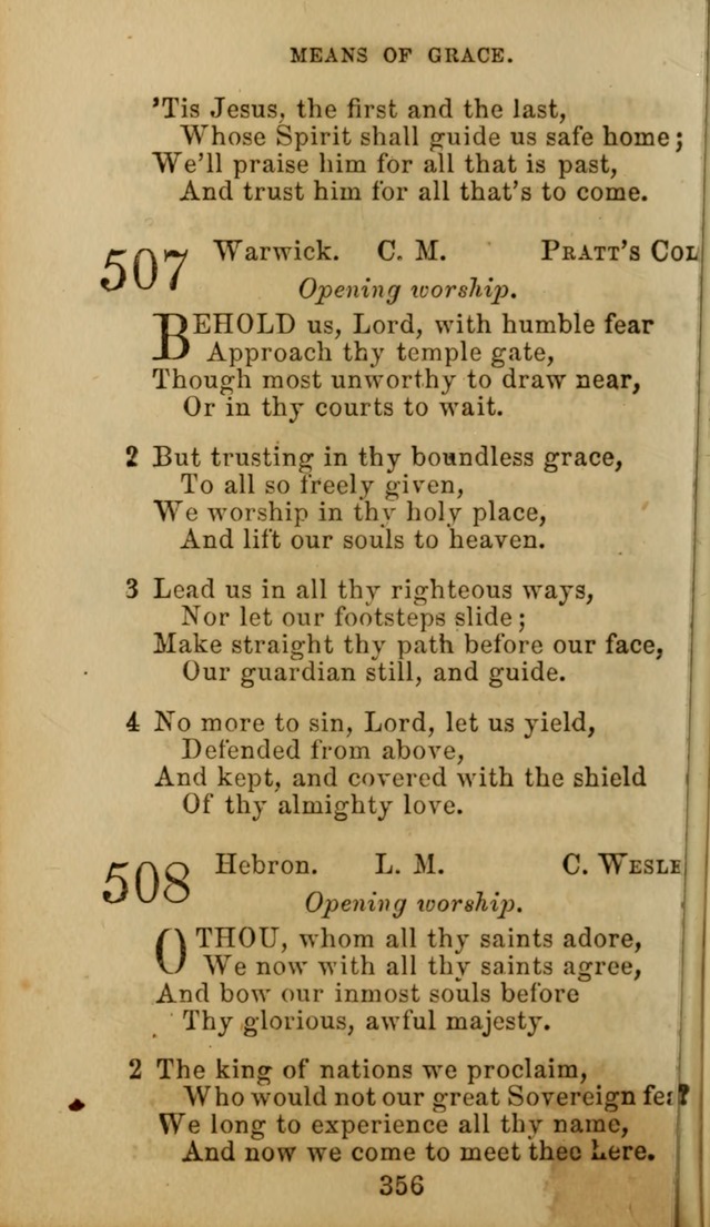 Hymn Book of the Methodist Protestant Church. (11th ed.) page 370
