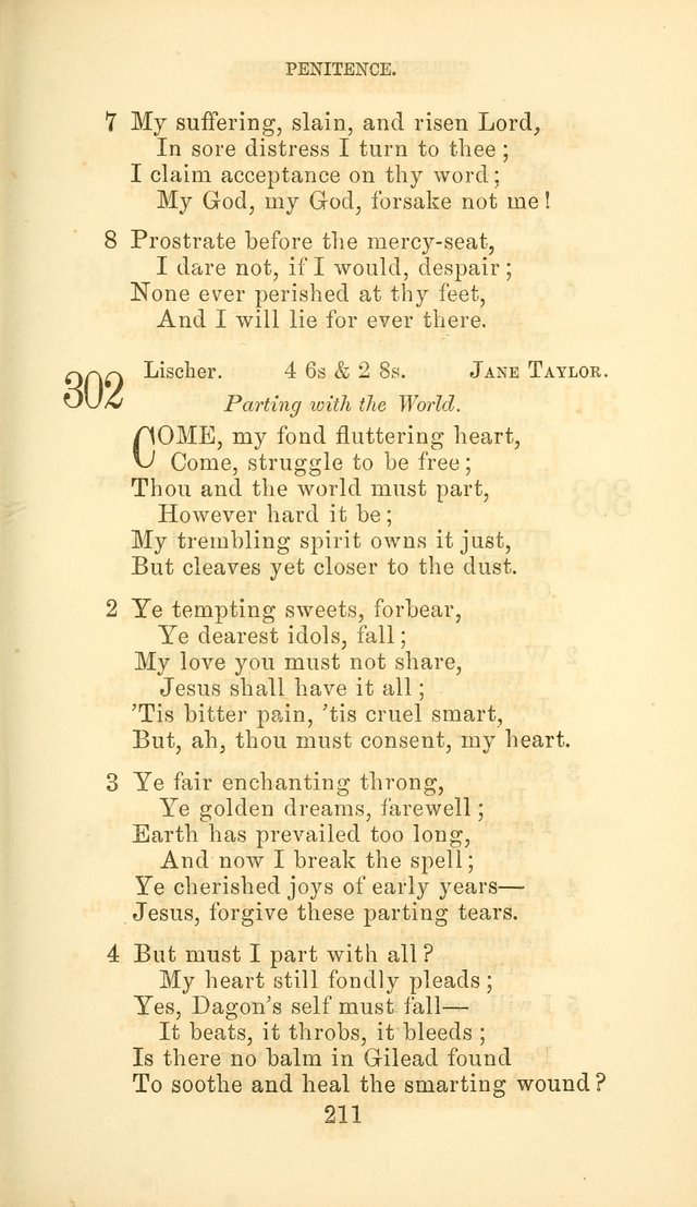 Hymn Book of the Methodist Protestant Church page 218