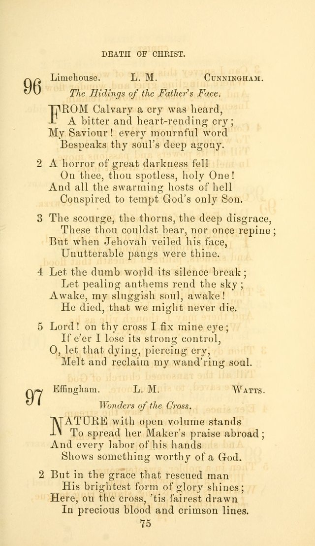 Hymn Book of the Methodist Protestant Church page 82