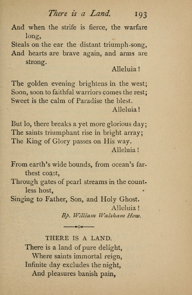 A Handy Book of Old and Familiar Hymns page 193