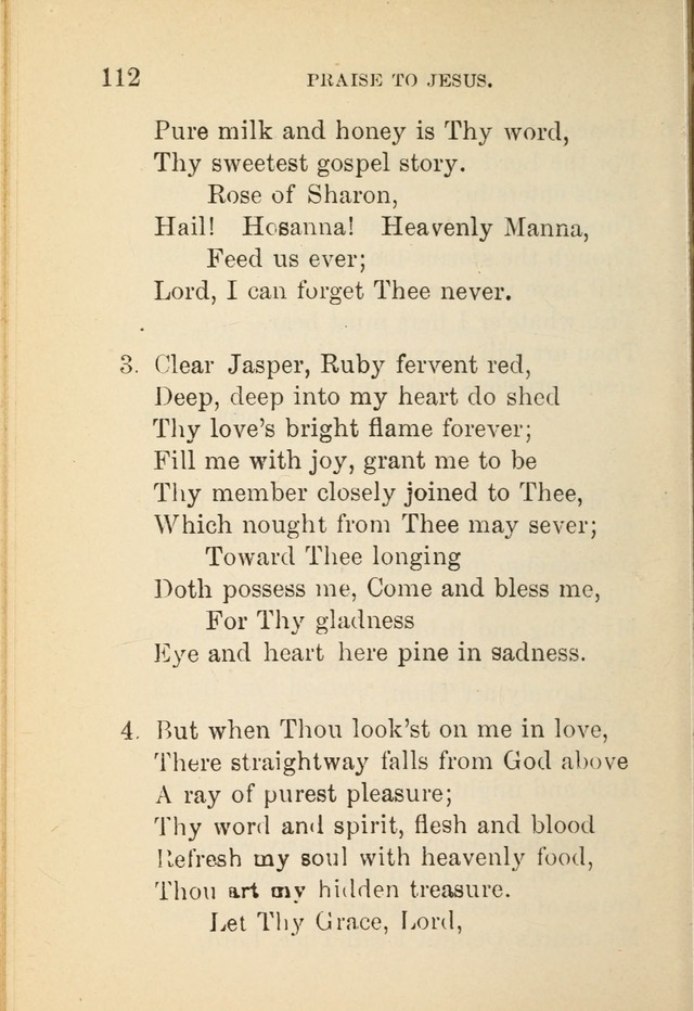 Hymn Book: for the use of Evangelical Lutheran schools and congregations page 116