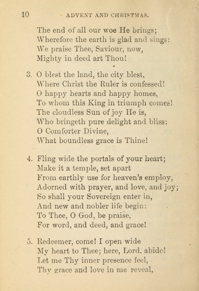 Hymn Book: for the use of Evangelical Lutheran schools and congregations page 14